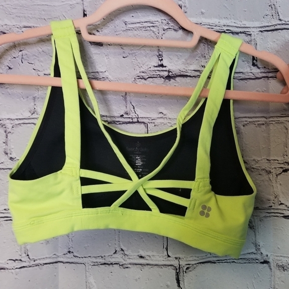 Sweaty Betty Infinity bra neon yellow xs - Picture 2 of 4